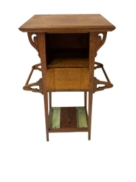 Arts & Crafts Art Nouveau Extra Large Pedestal or Plant Stand, 1900s